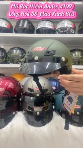 Mũ Bảo Hiểm ANDES 109 Lưỡi Trai /Lòng Nón 3STháo Giặt