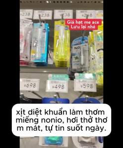 Xịt thơm miệng Nhật Bản 5ml hương hoa quả thơm mát loại bỏ vi khuẩn gây mùi ngay lập tức