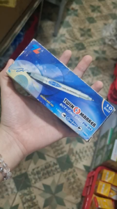 Bút lông dầu hai đầu Thiên Long PM-09/PM-04 mực không phai ( loại xịn - mực xanh )