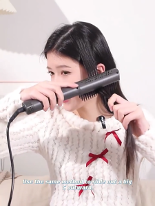 (SG Stock) $2 Off Voucher | Ready Stock Hair Straightening Comb | Cold Air Volumizing Styler | Smooth Hair Care Tool