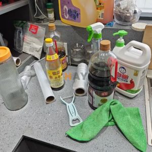 Oven Rack Stainless Steel Microwave Rack Rak Dapur Multifunctional Kitchen Rack Organizer Heavy Duty Metal Storage Rack Rak Besi Spice Rack