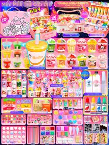 Girl DIY Mini Bubble Tea Toy Set