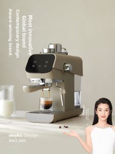 Olayks | Instant Espresso Coffee Machine Home Use Compact Extraction Foaming Semi-automatic