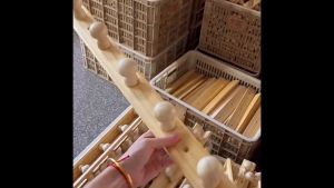 Marino Home ตะขอไม้ ตะขอแขวนติดผนัง ราวแขวน แบบไม้ No.Y2168