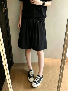 ZHUOCAN | Black Quick-Dry Loose Short 5-Inch Shorts