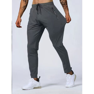 Gym Clothes Man Football Fitness High-elastic Drawstring Sweatpants Pajama Pants Running Training Joggings Fishing Loose Mens