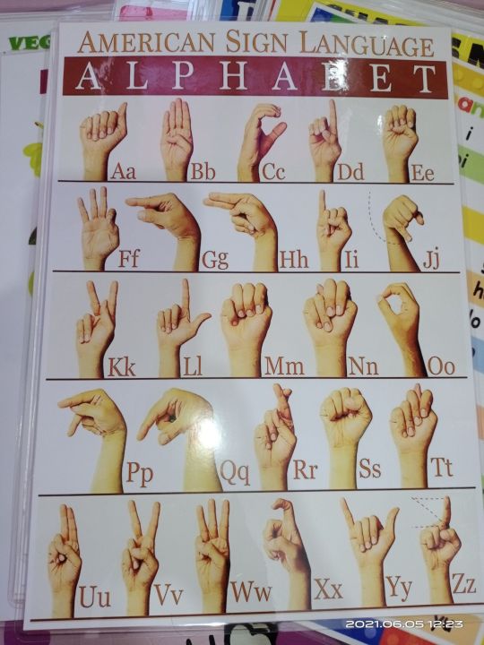 Sign Language Kids learning materials Lazada PH