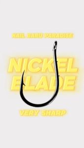 Tornado Kail Paradise Nickel Blade Tajam 3 Ruit Anti Mocel Anti Korosi