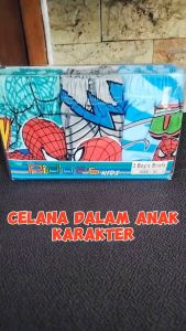 Wulanda 3 pcs celana dalam cd anak laki laki underwear motif thomas ridges kids