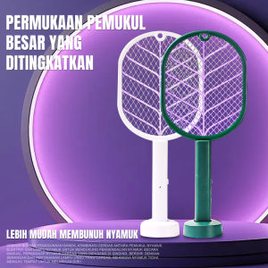 Raket nyamuk 2 in 1/3 in 1 sinar UV Mosquito killer Raket Nyamuk Intelligent Usb Rechargerable Raket Nyamuk Lampu LED