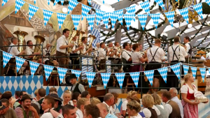 10M Blue White Triangle Flags Bavarian Banner Oktoberfest Bavarian Flag Decoration Hanging Flag