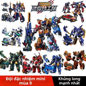 CHEZHI | Mini Agents 8 Tyranno War King Robot Có Thể Biến Hình