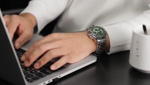 Jam Tangan Pria Navi Force Original Anti Air Chronograph NF 9196SRGW