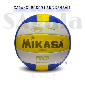 Bola Voli Mikasa Supergold MV2200 Size 5 Jahit Gratis Adaptor Jarum Pompa