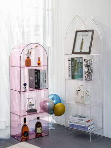 GAOSHI | Modern Nordic Bookshelf Acrylic Book Storage