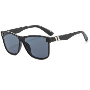 Colorful Rainbow Square Sunglasses Men Women Fashion Trendy Sun Shades Flat Lenses Casual Travel Vacation Beach Sun Glasses