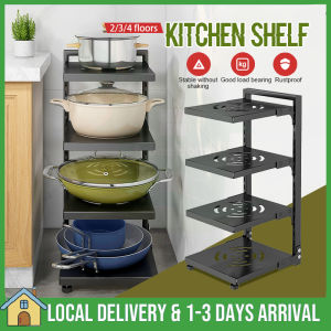 Adjustable Stainless Steel Pot Rack Kitchen Storage Rack Pot Lid Rack Cookware Holders Home Storage Kitchen Accessories