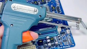 KIPRUN Auto Welding Automatic Feed Soldering Iron 220V 60W Electric Temperature Tool Adjustable Solder Tool Kit Fast Heating with Lead-free Wire Desoldering Pump Tweezers