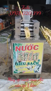Máy ép nước mía chỉ cần ép một lần là sạch bã