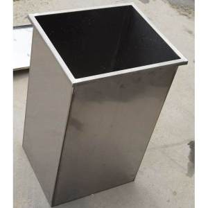 Customized 304 Stainless Steel Water Tank Square Reservoir Storage Tank Industrial Mobile Aqua Storage Tank Rectangular Square Bucket