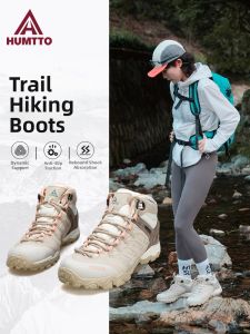 HUMTTO | Waterproof Slip-resistant Lightweight Durable Shock-absorbing Hiking Shoes Women New Spring Autumn
