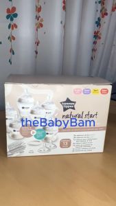 Tommee Tippee Natural Start Grow with Baby Bottle Set 5oz 9oz 11oz Clear 13 Piece Set
