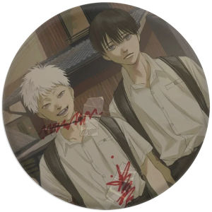 58mm Anime The Summer Hikaru Died‌  Tsujinaka Yoshinori  Keido Hikari Cosplay COSTUME Badge Pin SPTE Tinplate Brooch﻿ Prop Gilf