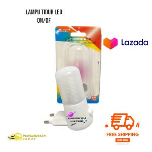 Lampu Tidur LED 1W/Lampu Tidur LED nyaman dimata hemat daya/Lampu Tidur Colok on of LED night light