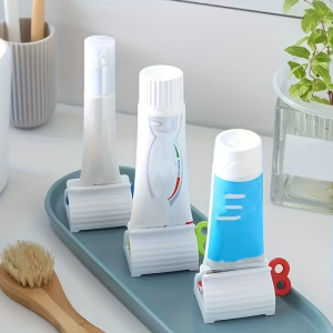 3-Pack Toothpaste Squeezer Leak-Proof Toiletry Dispenser for Efficient Family & Travel Use
