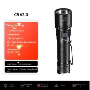 Fenix | Đèn Pin Năng Lượng Cao Chống Nước Sạc Điện
