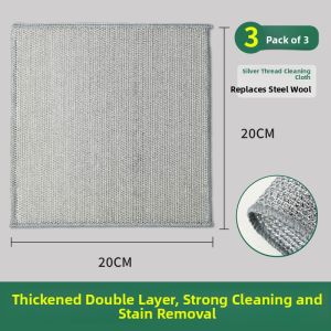 Non-Stick Metal Wire Kitchen Scrubbing Cloth