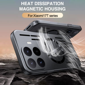 Luxury Ultra Thin Ice Feel Heat Dissipation Phone Case For Xiaomi Mi 17T 15T Pro For MagSafe Magnetic Wireless Charging Cover