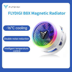[Ship within 24 hours]Original Flydigi B8X B7X B6 Mobile Gaming Cooling Fan Cooler Radiator Intelligent Frequency Conversion Game Mute Frozen Back Clip Semiconductor refrigeration Cooling Phone radiator