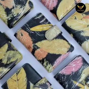 [COD] CELIN Ecoprint Dompet Kecil Wanita Kulit Sapi Cewek Perempuan Dompet Pendek Dompet Kartu Dompet Lipat Mini