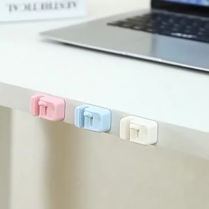 1/3pcs Cute Cable Clip Adhesive Wire Cord Holder Organizer Winder Desk Cable Fixed Storage For Home Office Car Cable Management