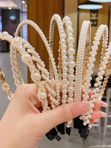 Băng Đô Ngọc Trai Cho Nữ Mùa Hè Băng Đô Thời Trang Cổ Điển Pháp Đa Năng Cho Tóc Phụ Kiện Tóc Đi Chơi Ngoài Trời