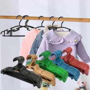 3dozen(36pcs) Flat baby hanger Baby coat hanger non-slip and shoulder drop A-grade plastic childrens hanger for indoor and outdoor use Super tough baby hanger