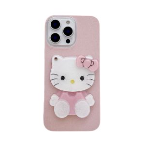 iPhone 16 Pro Max Case With Makeup Mirror iPhone 15 Soft border Hard Back Shockproof candy color glitter powder Phone Casing Simple and suitable for summer Jelly texture iPhone13promax iPhone14pro iPhone12