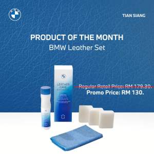 Leather car care set with UV protection