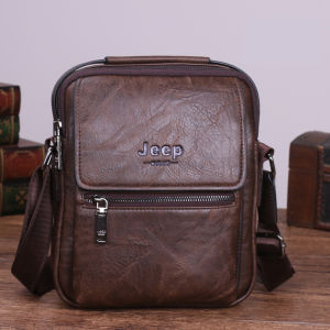 Mens Shoulder Bag Vertical Mens Messenger Bag  Cattle Leather Bag Business Casual Backpack Mens Real-Leather Bag Handbag
