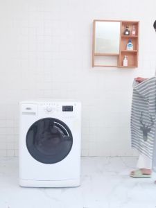 Front Loading Washing Machine Cover for Drum PEVA Sunscreen Dust Proof Cover Protective Automatic Washing Machine Household