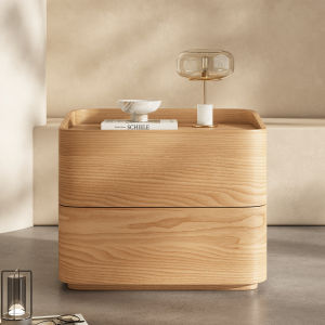 PANDIAN | Simple Drawer-style Wooden Bedside Cabinet