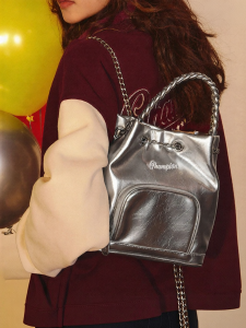 Champion | Silver Starry Lock Design Summer New Water Bucket Bag