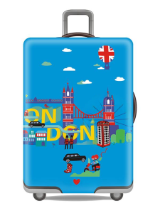Thickened Elastic Dust Cover for Luggage Scenic Cartoon Xiaomi Special Shipping Protection Cover for Suitcase