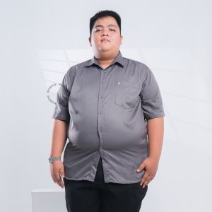 Kemeja Pria Jumbo Premium Lengan Pendek Big Size XXL 3XL 4XL 5XL 6XL 7XL
