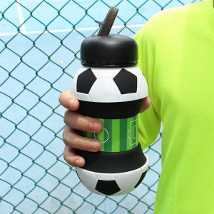 Silicone Fold Water Bottle Outdoor Sports Water Bottle Leakproof Portable Student Kids Water Bottle Soft Water Bottle Bpa Free