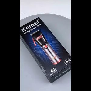 Alat Cukur Rambut Rechargerable / KM 238 - Hair Trimmer Electric USB Portable Tahan hingga 2 Jam