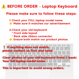 Asus Vivobook S533 S533E S533EA S533F S533FA E510M BLACK Laptop Keyboard