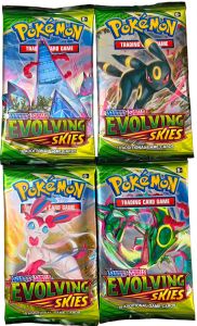 Bandai | Cute Monster TCG Evolving Skies Booster Box Sealed English Sword Shield Trading Card Game Collectible Eevee VMAX Rayquaza VMAX