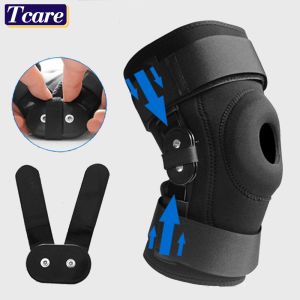 1 PCS Sports Hinged Knee Brace Relieves ACL MCL Meniscus Tear Arthritis Tendon Pain Open Patella Design with Dual Metal Side Stabilizers
